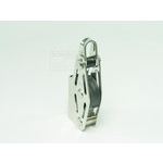 Niederholer Block Mit V Klemme 6mm 1 Rolle + BÜgel Gleitlager